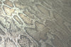 recycled rayon/linen python metallic stretch woven .75 yds
