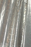 recycled rayon/linen python metallic stretch woven .75 yds