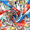 viscose satin, dressweight woven 'cinque terre'