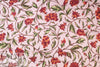 NY designer lilac/loden floral cotton shirting 1.75 yd