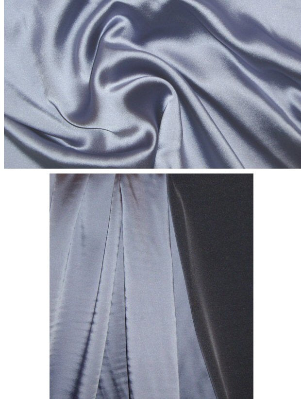 David Meister dusty wisteria microfiber satin 1.625 yd