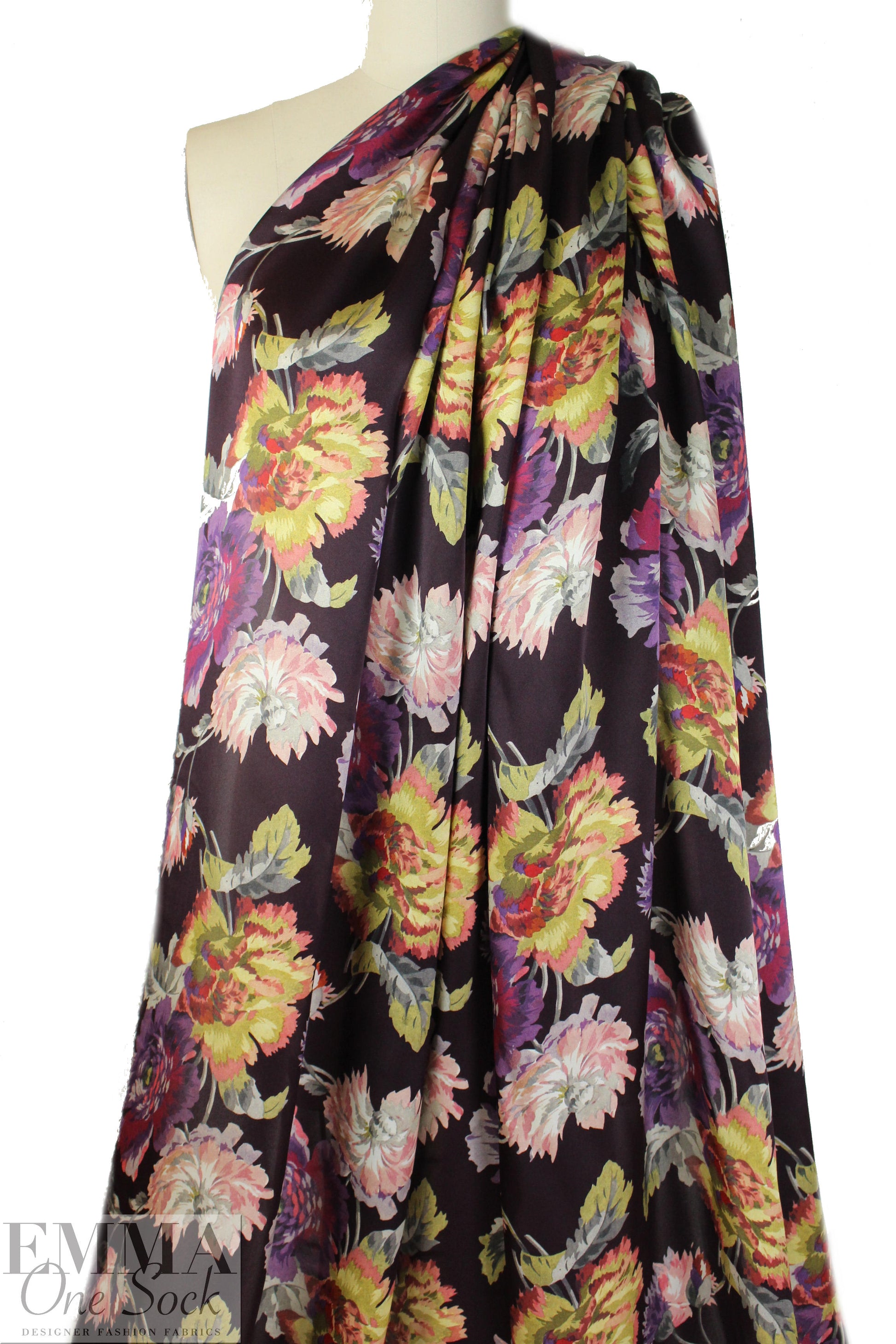 Italian lightweight silk charmeuse - carnation