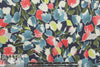 Italian painterly tulips silk satin face chiffon 1.375 yd