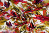 abstracted flowers viscose satin twill woven 2.25 yd