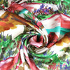 viscose satin, dressweight woven 'scenic route'
