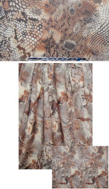 reptile fantasy digital print 'scuba' knit