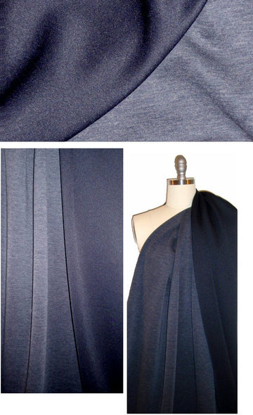 'scuba air' neoprene poly/rayon/elastic - navy 2 yd