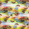 'marina' digitally printed scuba knit 1.75 yd
