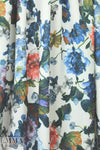 painterly peonies floral scuba knit 1.875 yds
