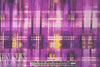 edgy techno grid 'scuba' knit  - violet/grape 2 yd