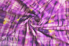edgy techno grid 'scuba' knit  - violet/grape 2 yd
