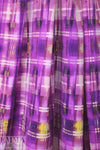 edgy techno grid 'scuba' knit  - violet/grape 2 yd