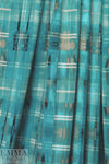 edgy techno grid 'scuba' knit  - teal/khaki