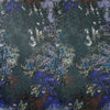 Italian deadstock 'techno forest' scuba knit 1.875 yds