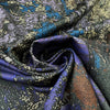 Italian deadstock 'techno forest' scuba knit 1.875 yds