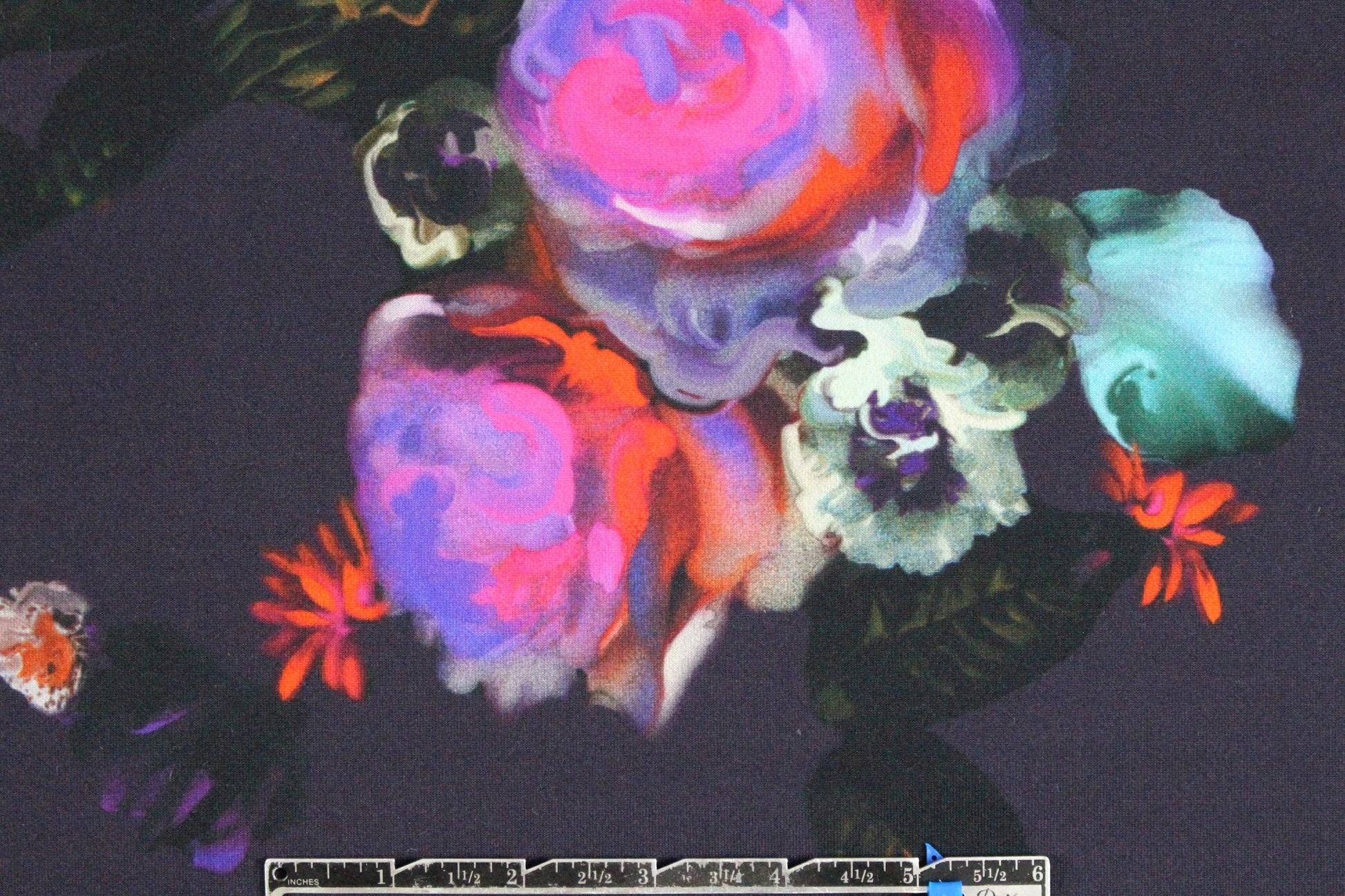 Italian scuba knit - nocturnal floral