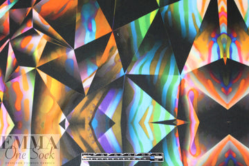 Mi11y prismatic abstract print scuba knit