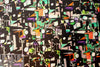 Mi11y 'cubist doodles' print scuba knit