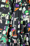 Mi11y 'cubist doodles' print scuba knit 1.75 yd