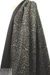 Italian high fashion wool knit scuba - leopard