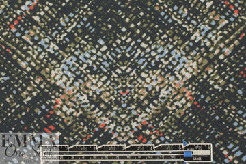 Italian city lights abstract 'scuba' knit