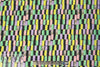 Tah@ri 'pastels on black' graphic print 'scuba' knit 1.625 yd