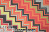 NY designer 'upstairs, downstairs' graphic scuba knit