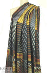 NY designer autumn earth graphic scuba knit