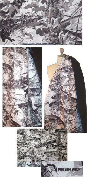 NY designer backed 'photoflauge' faux scuba 1.25 yd