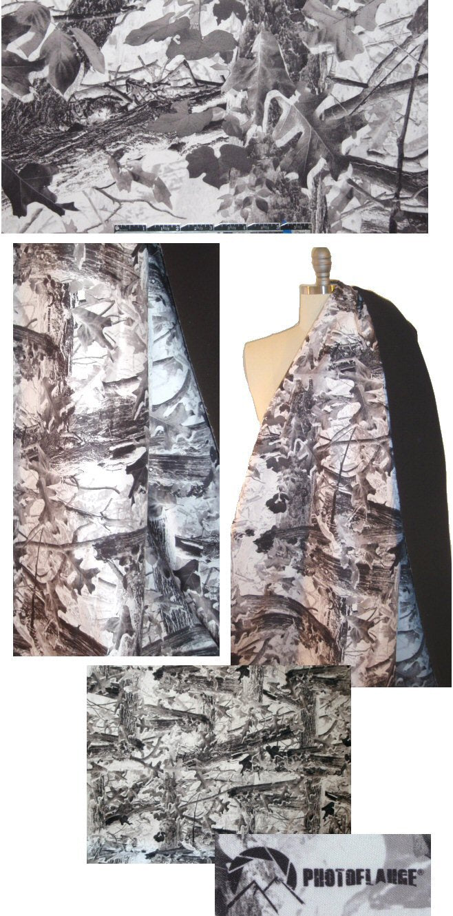 NY designer backed 'photoflauge' faux scuba 1.25 yds