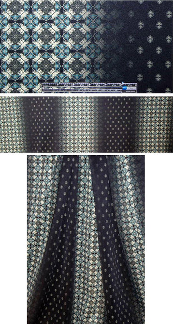 emblem ombre' digital print 'scuba' knit