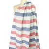 CA designer cotton novelty weave stripe - red/white/blue 1.5 yds