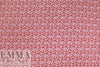 Italian red/pink floral cotton 'seersucker' woven 1.5 yd