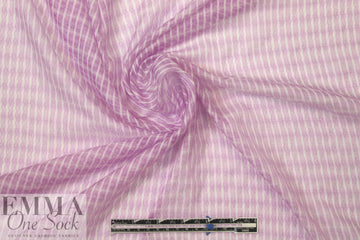 famous designer seersucker gauze - lilac 1.66 yd