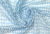 famous designer seersucker gauze - sky