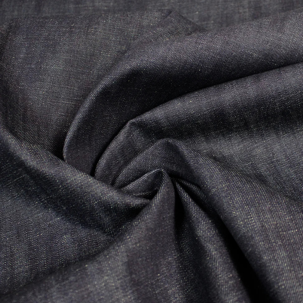 Japanese selvedge denim - red running stitch/dark indigo