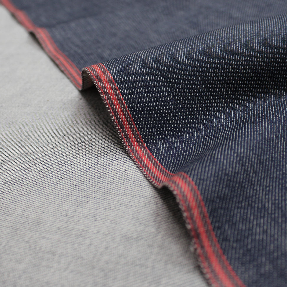 deadstock Japanese denim 410 GSM - red selvedge / antique indigo