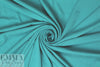 teal lightweight rayon jersey 4-way 1.66 yd