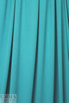 teal lightweight rayon jersey 4-way 1.66 yd