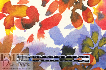 'petal watercolor' abstract micro-modal/spandex knit .5 yds