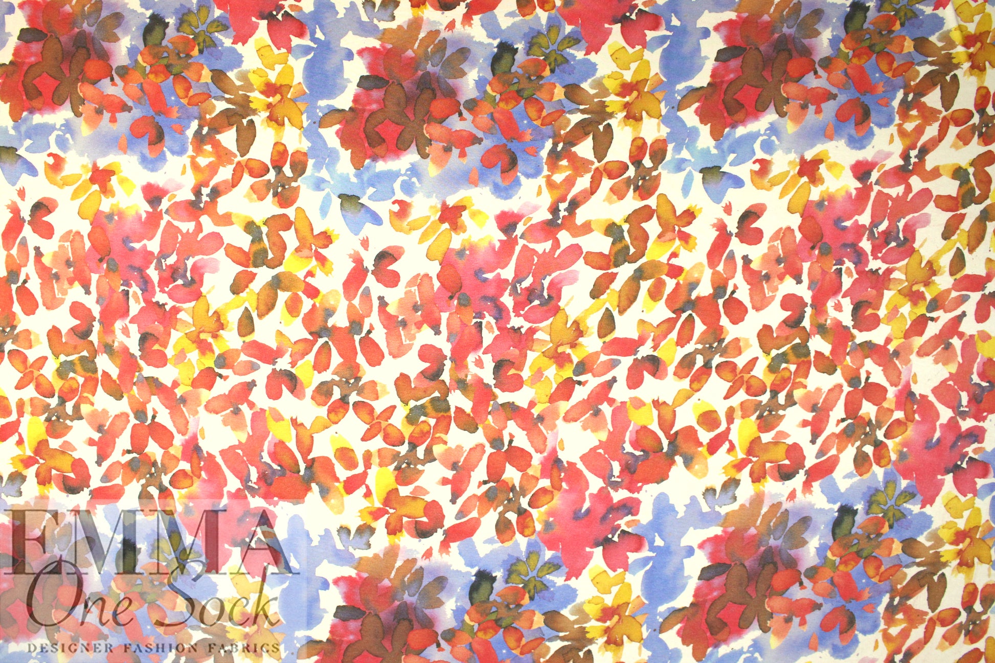 'petal watercolor' abstract micro-modal/spandex knit .5 yds
