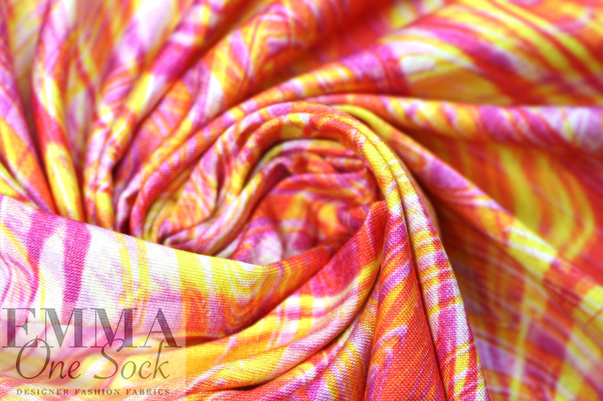 'marble texture' abstract micro-modal/spandex knit 1.5 yd
