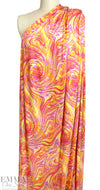 'marble texture' abstract micro-modal/spandex knit 1.875 yd