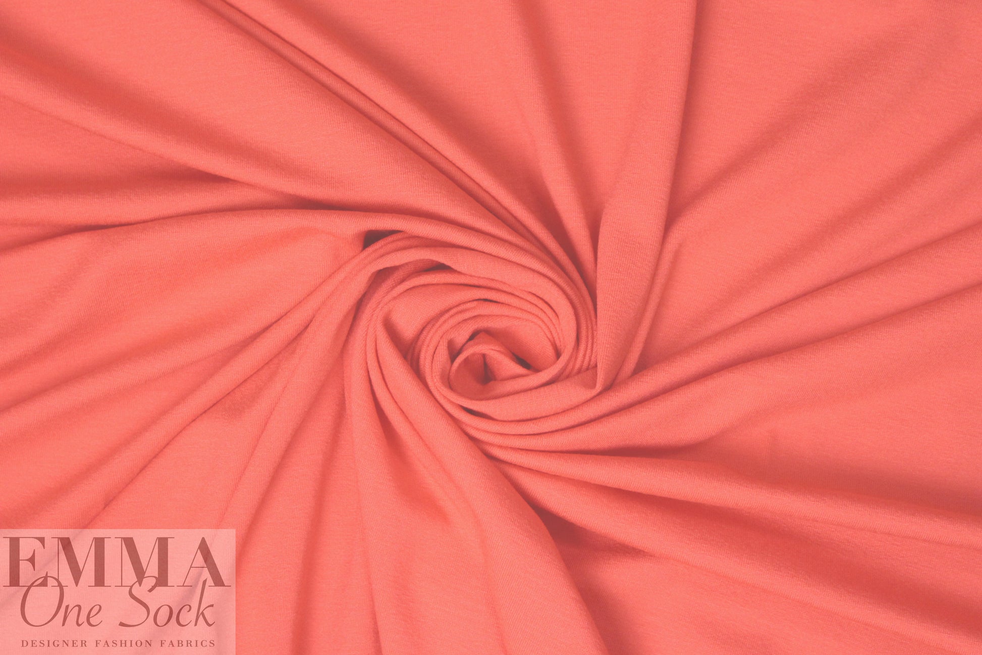 papaya lightweight rayon jersey 4-way 1.75 yds