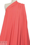 papaya lightweight rayon jersey 4-way 1.5 yd