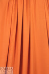 mandarin orange lightweight rayon jersey 4-way 1.75 yd