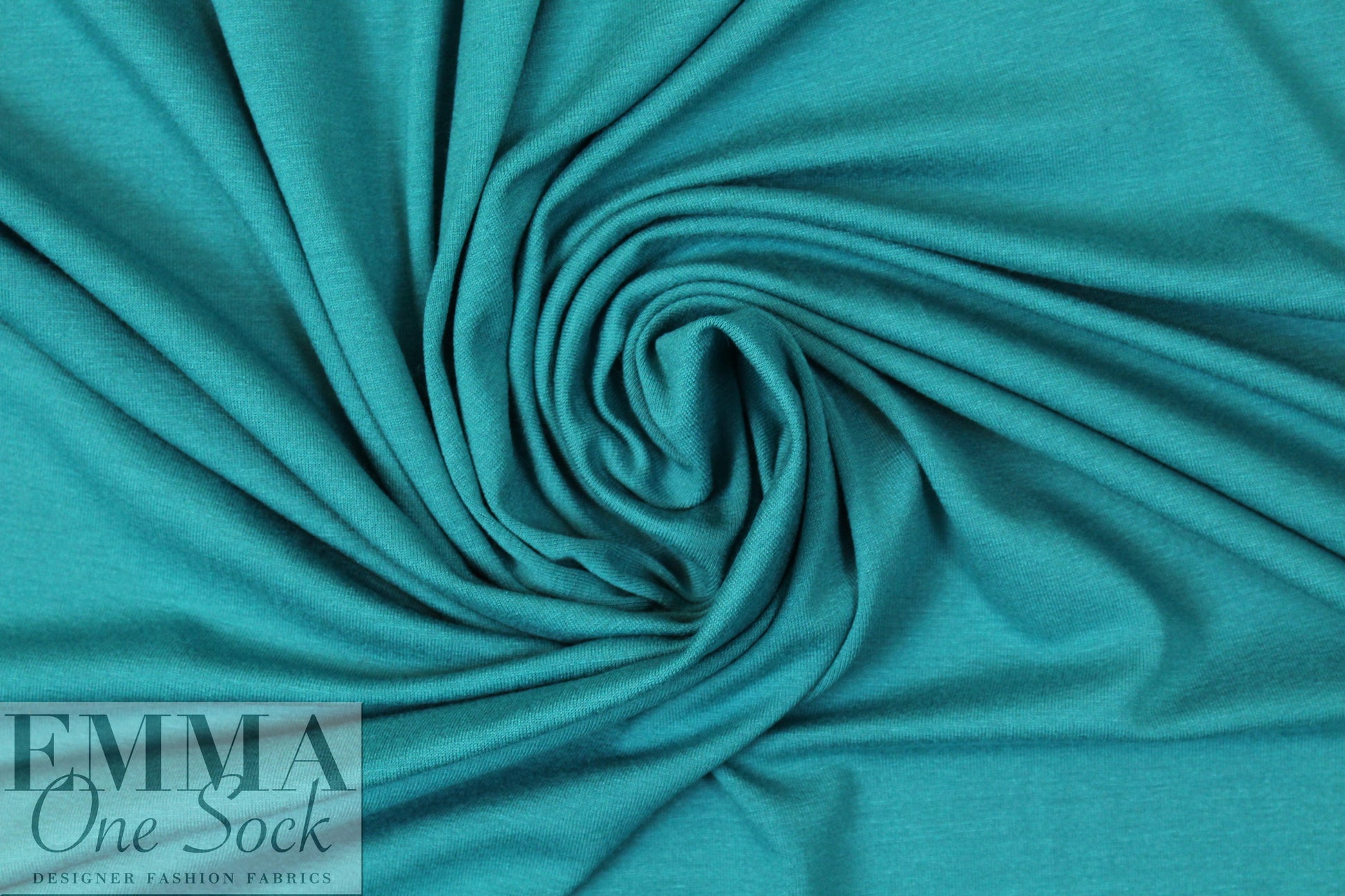bright teal lightweight rayon jersey 4-way