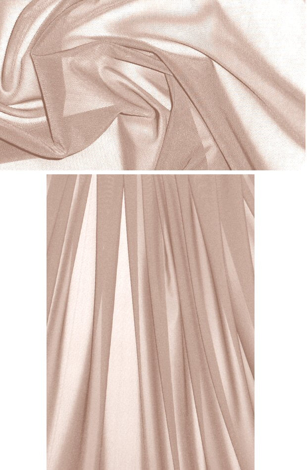 'SHAPER' power net lycra 4-way mesh - blush .75 yds