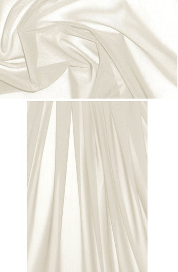 'SHAPER' power net lycra 4-way mesh - ivory 1.5 yds