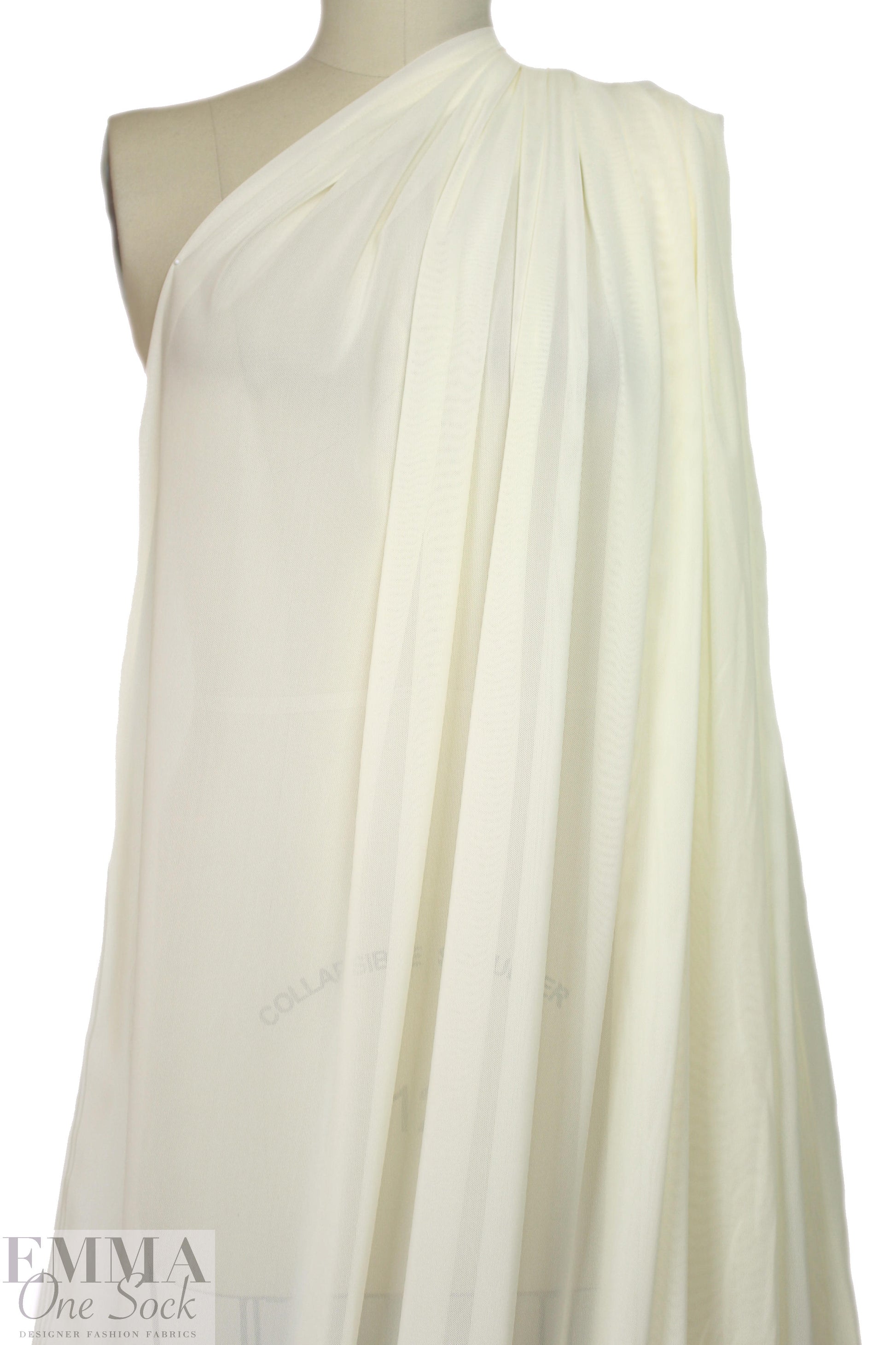'SHAPER' power net lycra 4-way mesh - ivory 1 yard